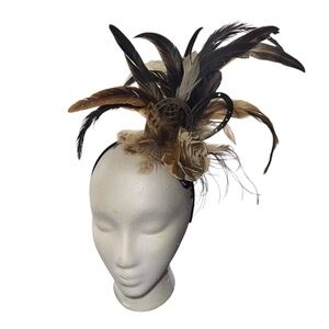 Elegant Feather Fascinator Headband